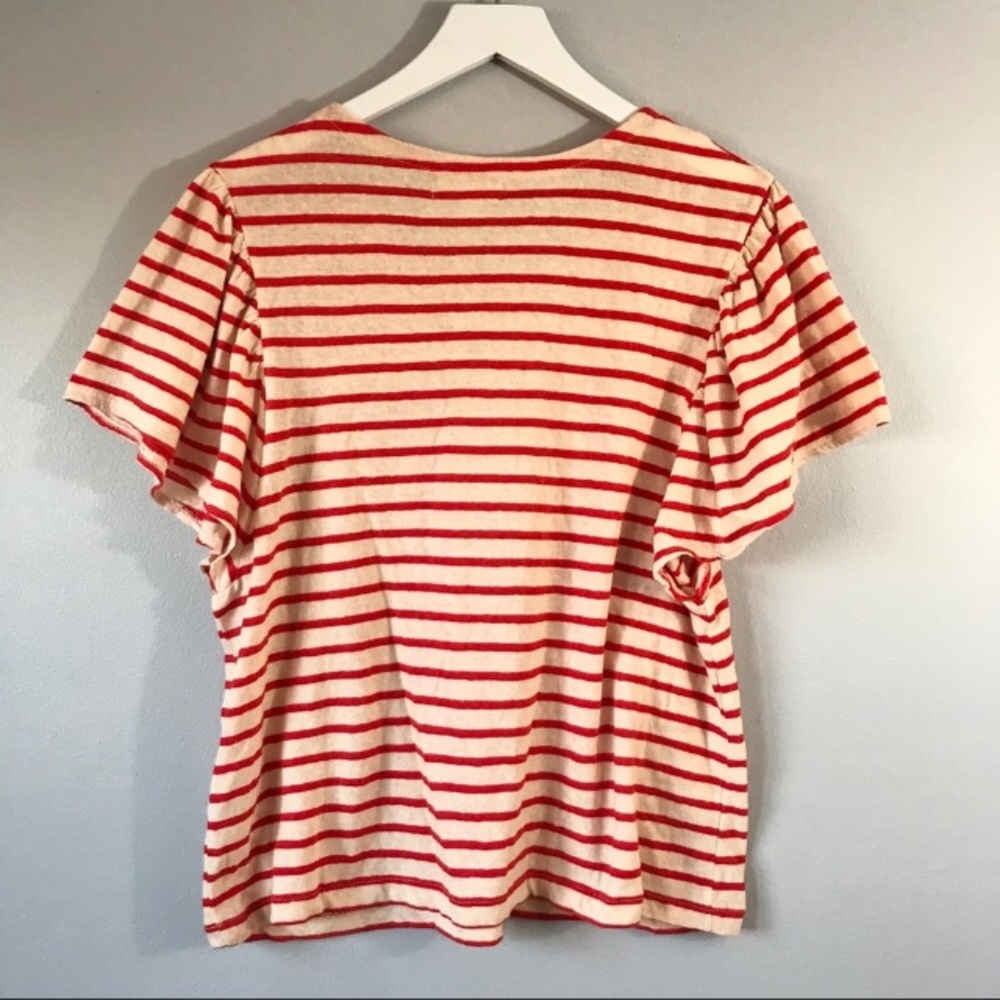 Madewell fluffer sleeve tee shirt Yorktown NWT - Picture 4 of 6